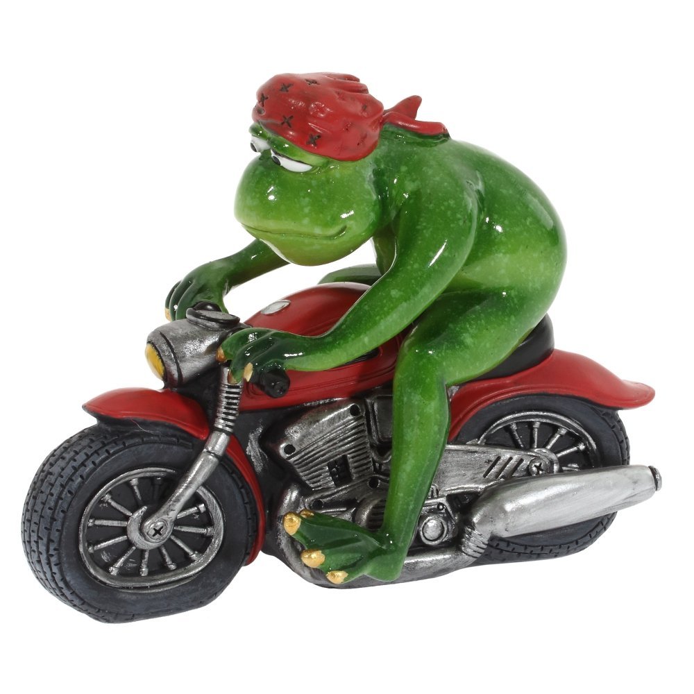 Жаба на мотоцикле