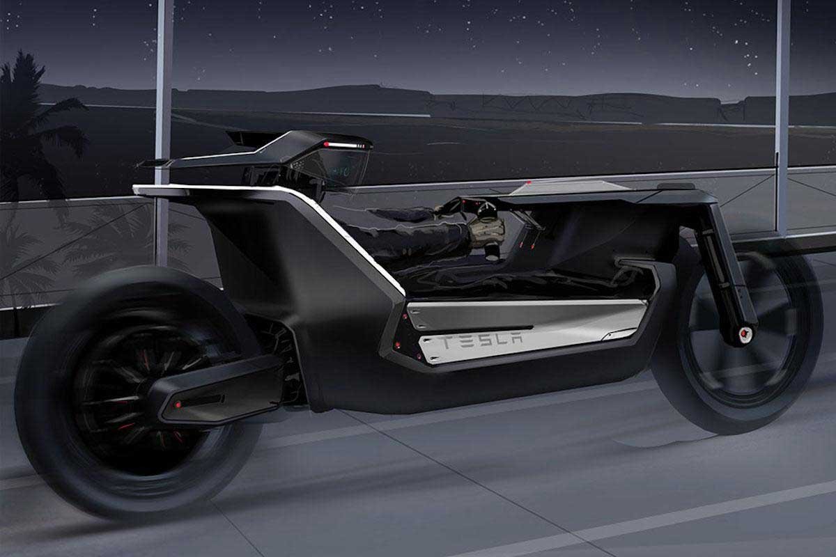 Мотоцикл от Тесла