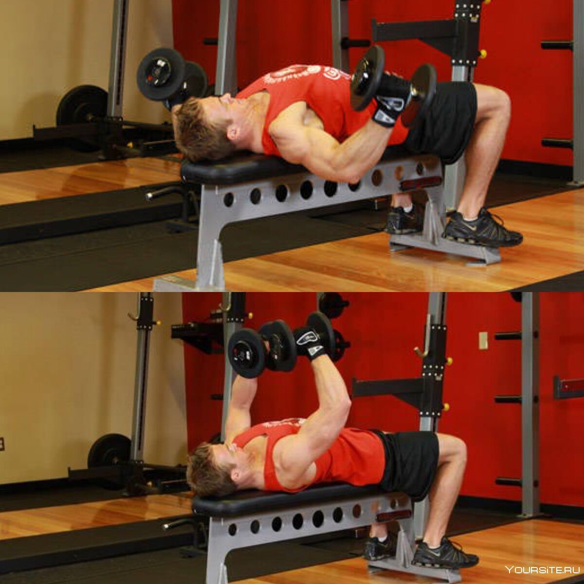 Incline Dumbbell Bench Press дома
