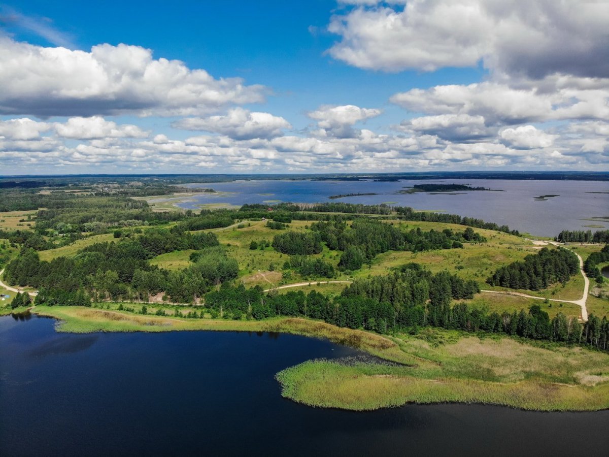 Браславские озера с высоты птичьего полета