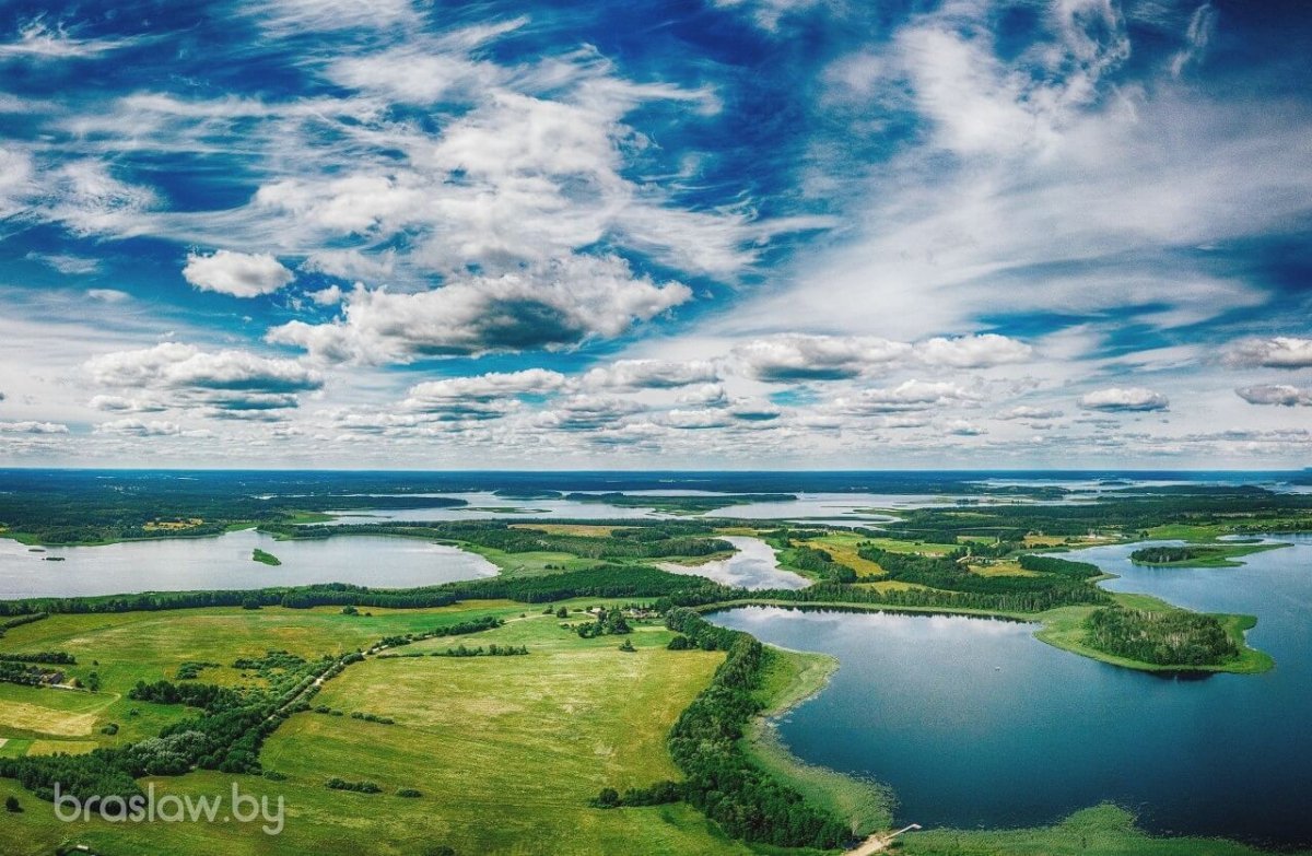 Браславские озера в Белоруссии видео