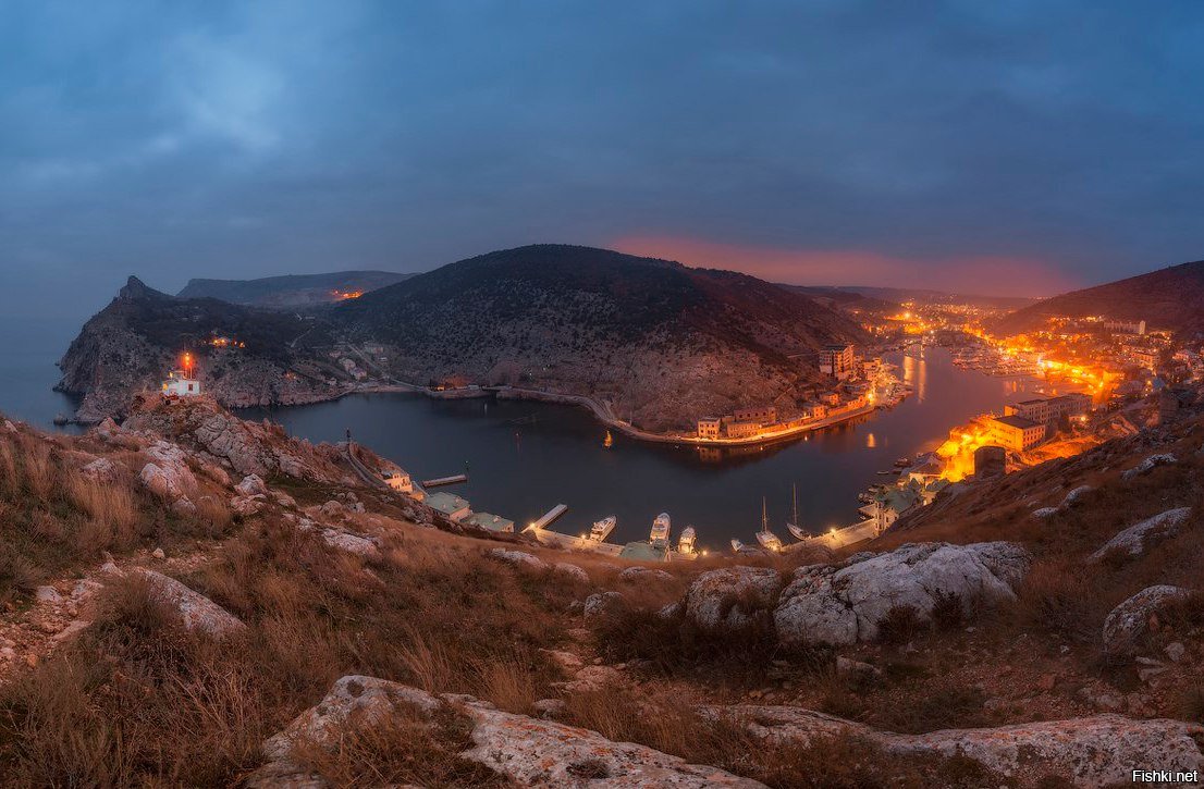 Балаклава Крым закат