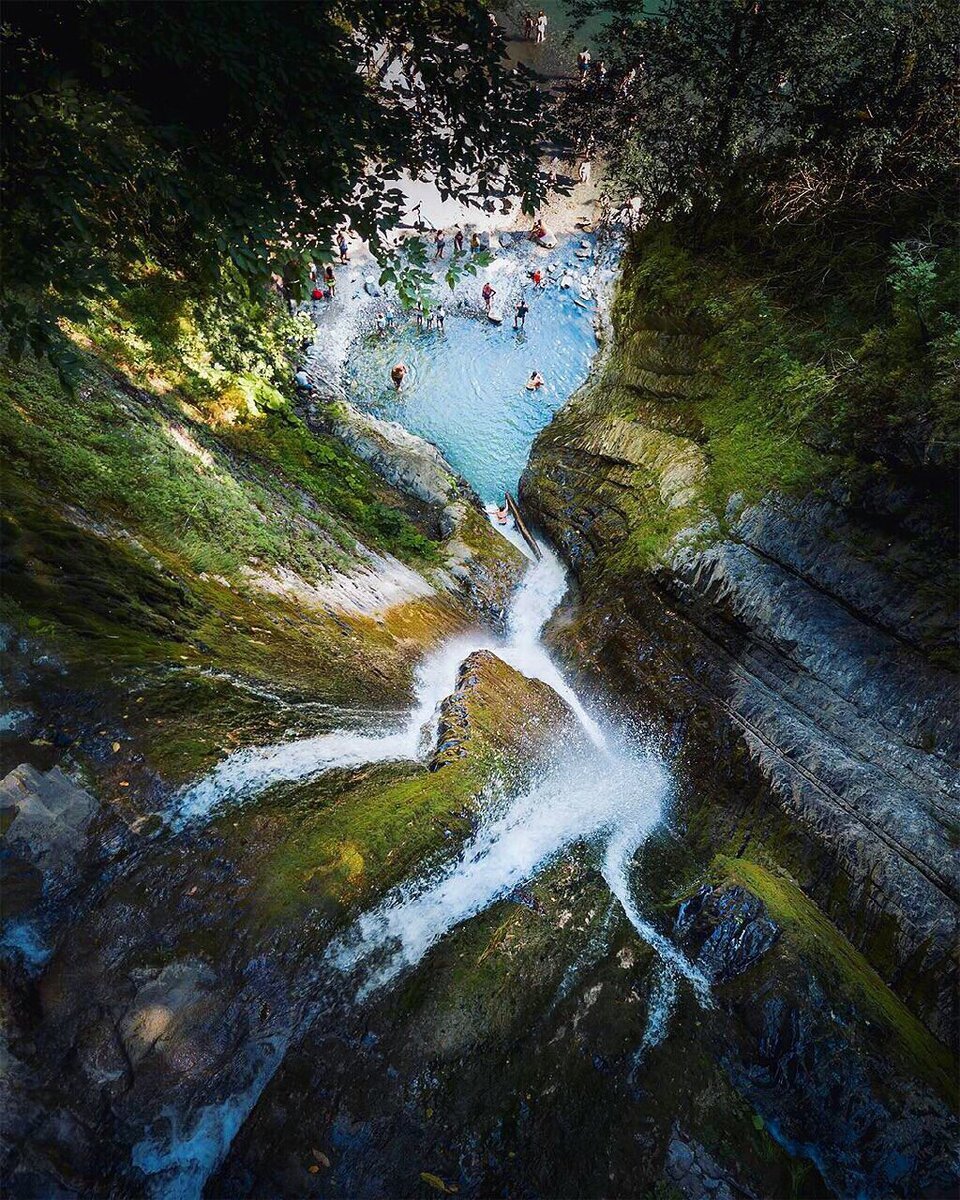 Ажекский водопад Сочи