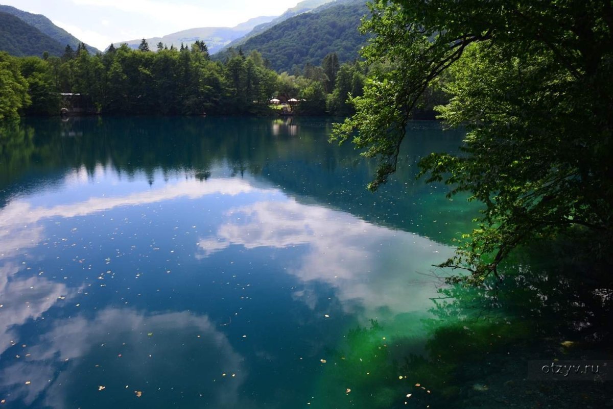 Голубые озёра Кабардино-Балкария осенью