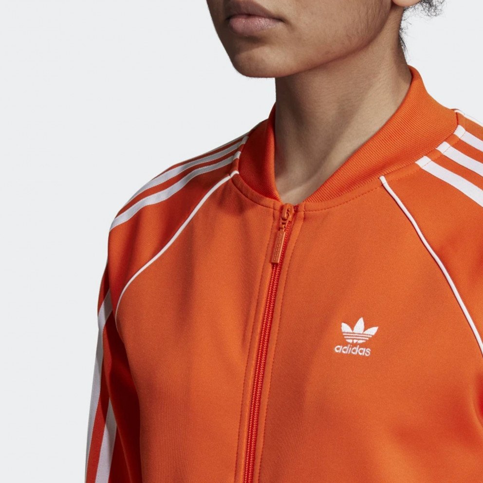 Adidas SST олимпийка мужская оранжевая
