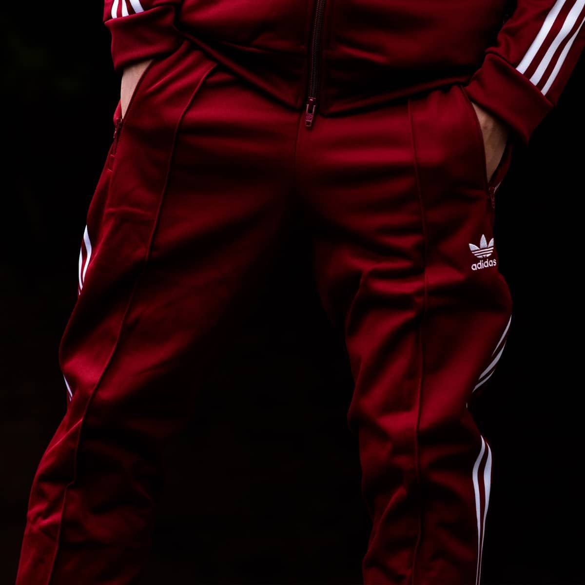 Adidas Originals олимпийка SST бордовая мужская