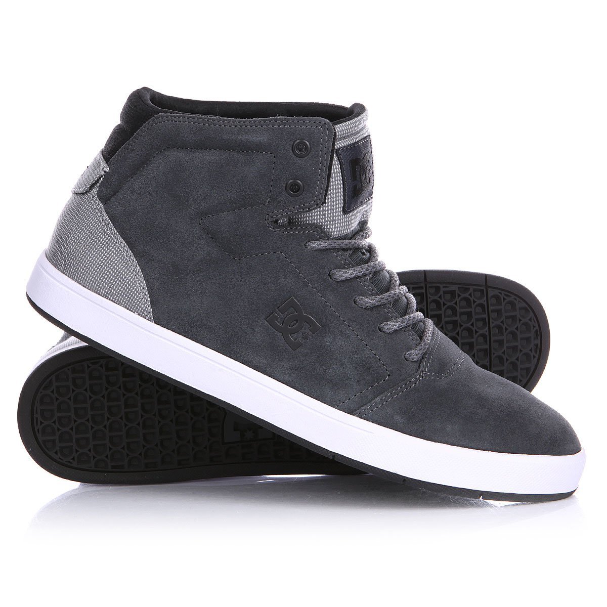 DC Shoes ботинки типо кед crisis High WNT M Shoe 011 Charcoal Grey
