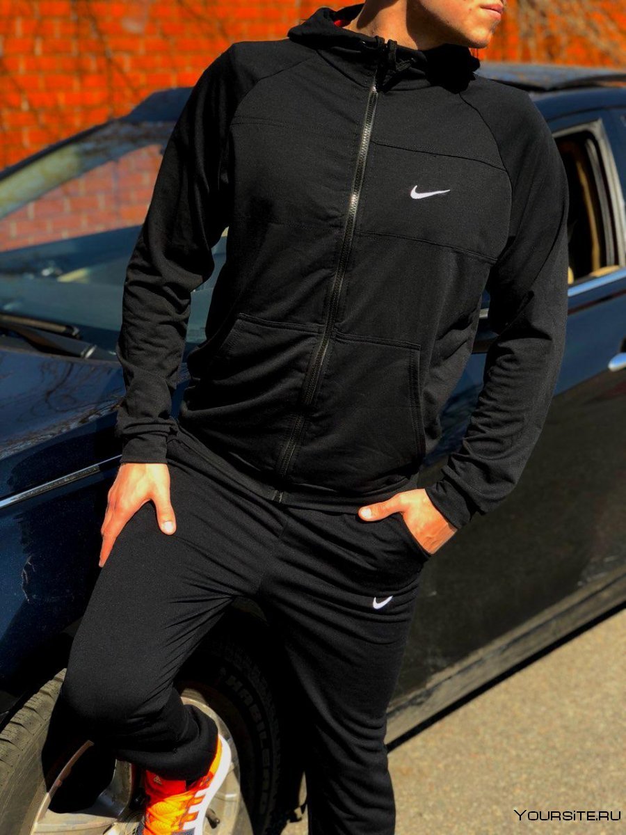 Черный спортивный костюм Nike Woven 886511-010