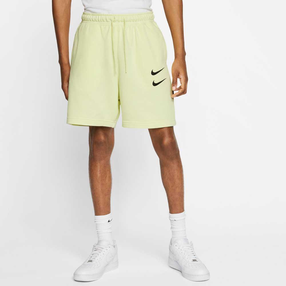 Шорты Nike белые зеленые