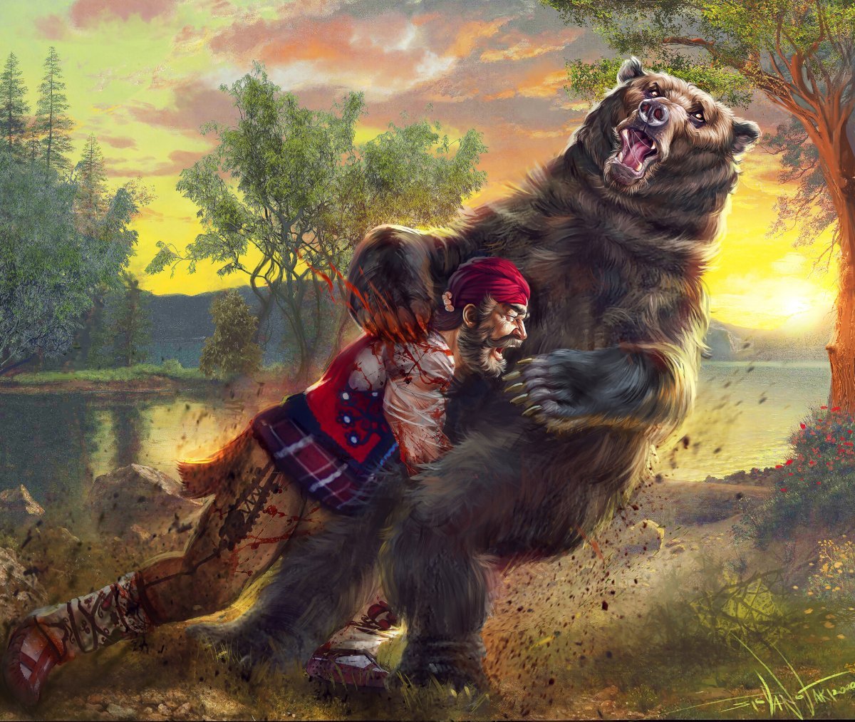 Русский медведь боец