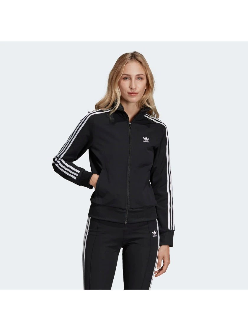 SST adidas женская черная олимпийка