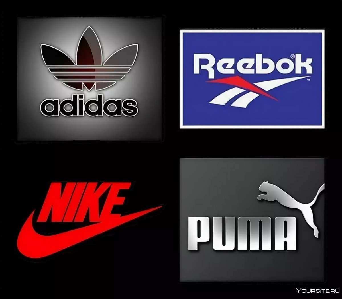 Nike adidas Puma