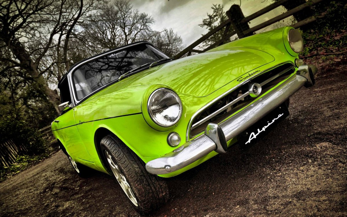 Sunbeam Alpine зеленый