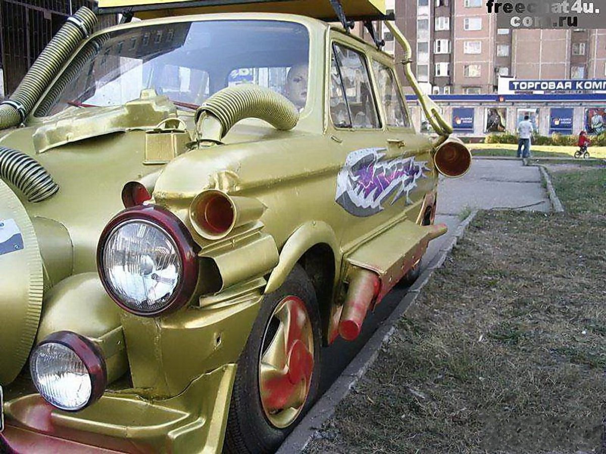 Смешные рисунки на авто