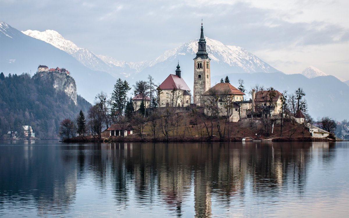Церковь Вознесения - бледское озеро, Словения