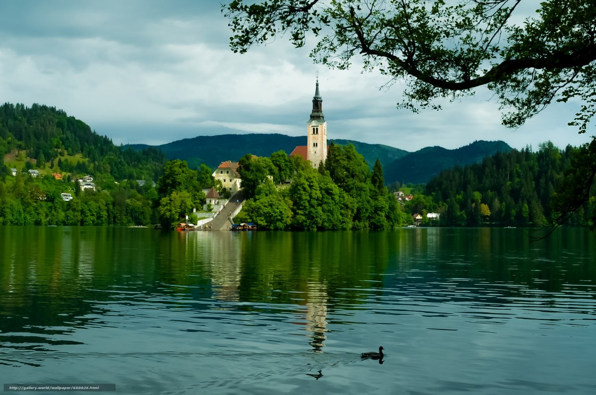 Озеро Блад в Словении