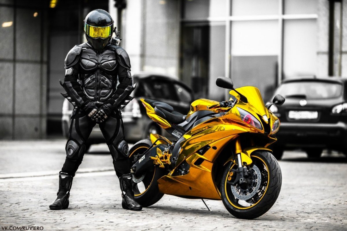 Yamaha r6 Золотая