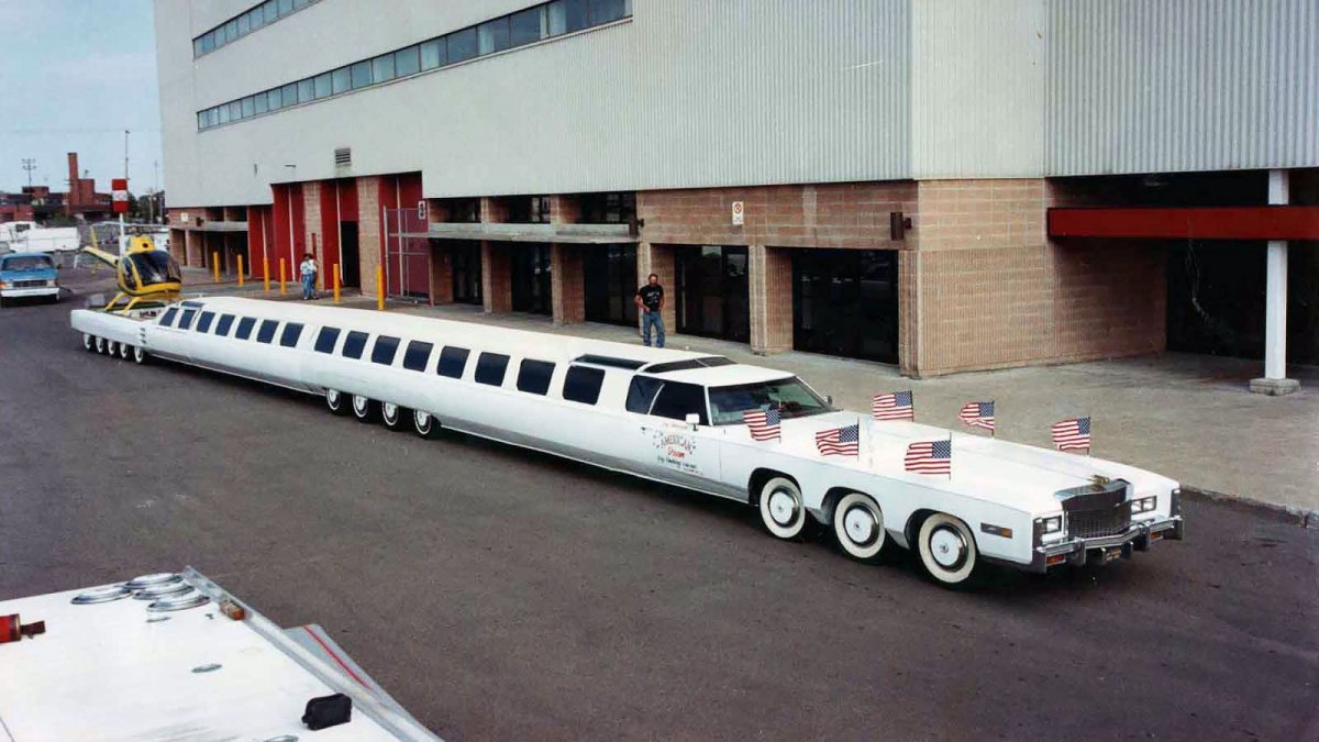 Cadillac Eldorado 1976 самый длинный лимузин