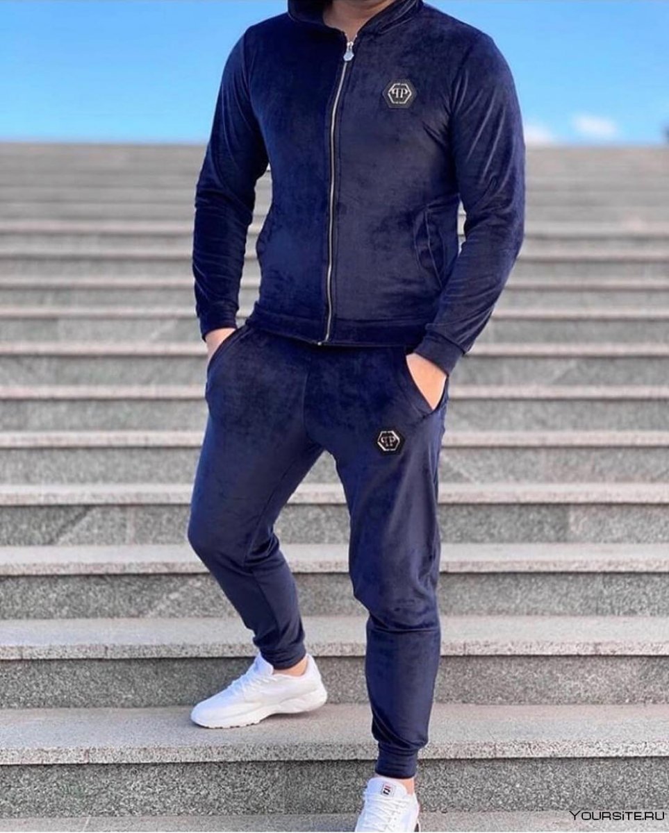 Philipp plein спортивный костюм мужской велюровый
