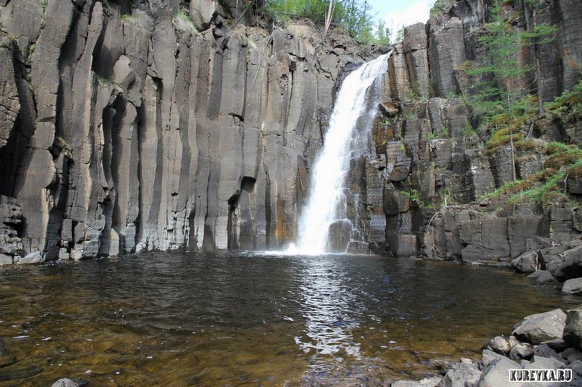 Тальниковый водопад Красноярский край