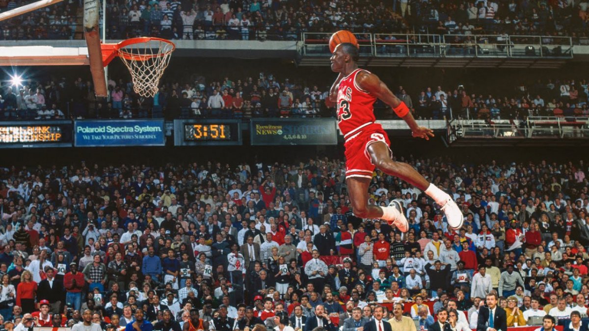 Майкл Джордан легендарный прыжок
