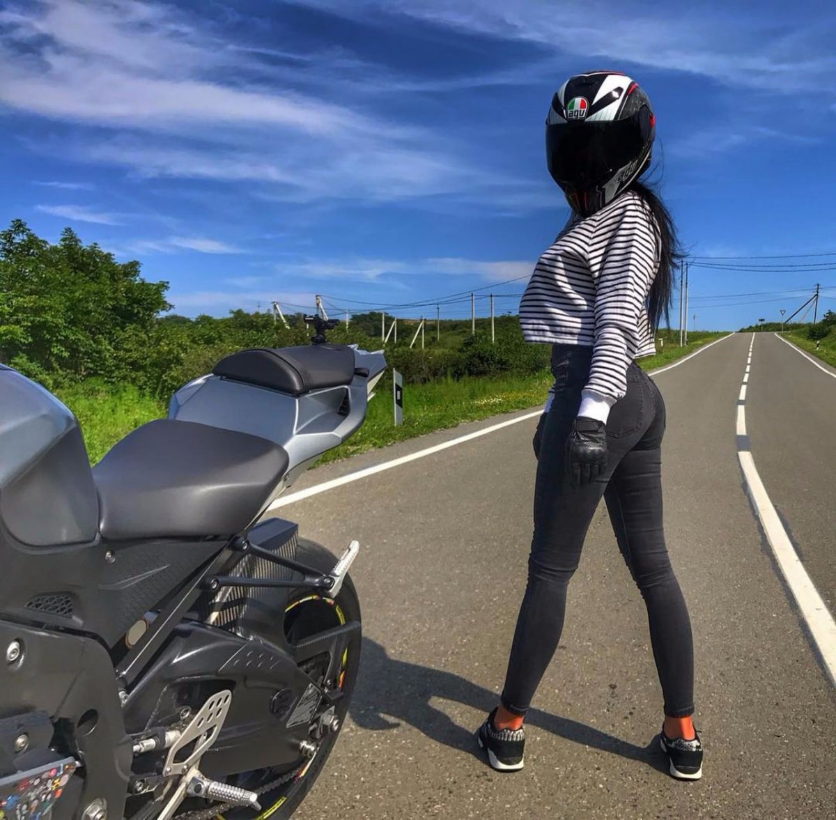 Ольга Пронина мотоциклистка