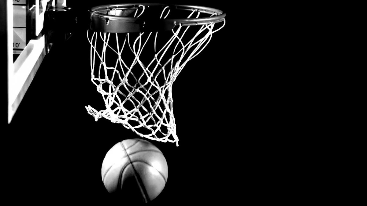 Баскетбол мяч в кольце