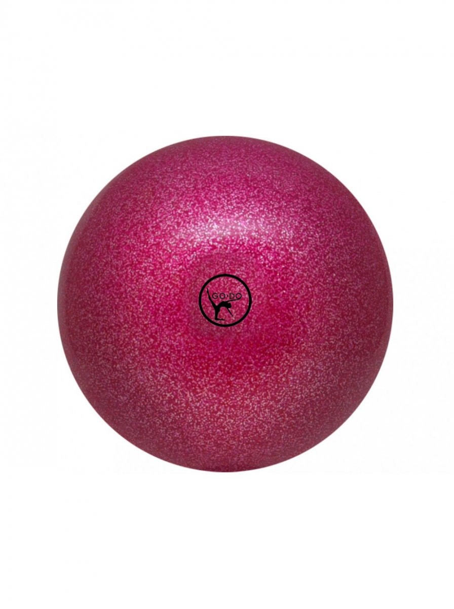 Мяч для гимнастики диаметр 16-17 см цвет белый глистер