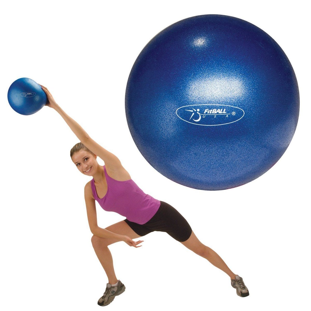 Мяч для фитнеса «fitball 75» с насосо