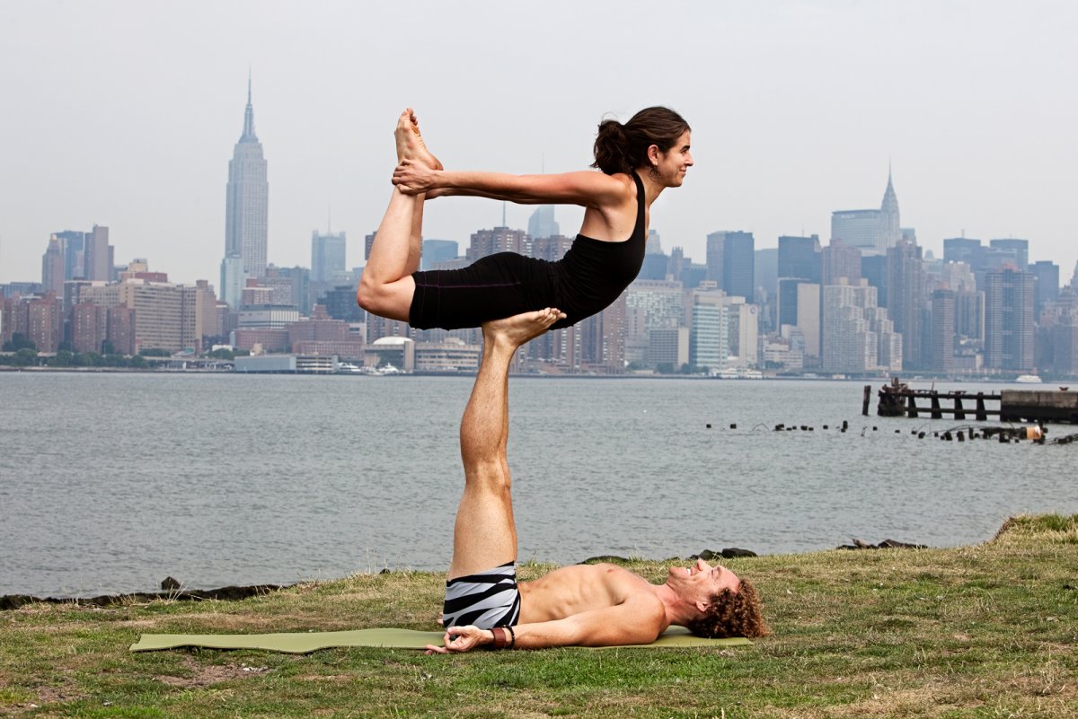 Трюки в йоге