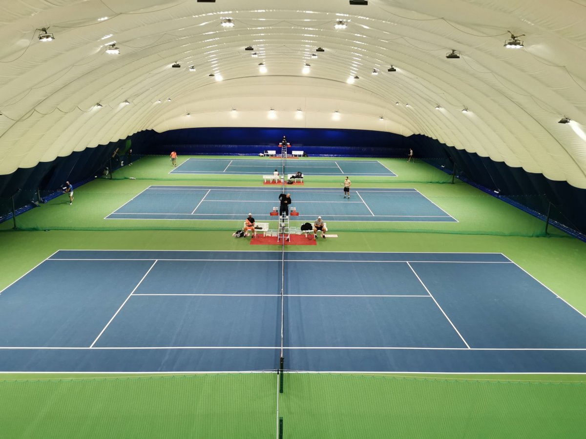 Теннисный корт в парке Борисовские пруды