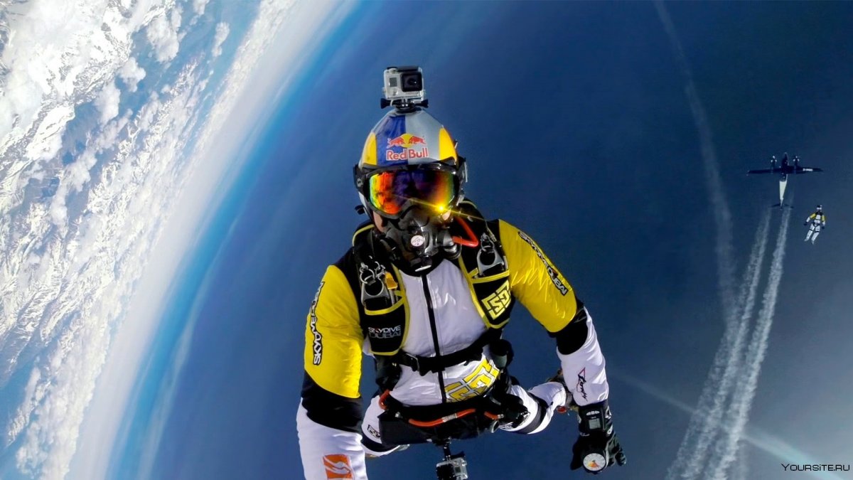 Felix Baumgartner прыжок из стратосферы