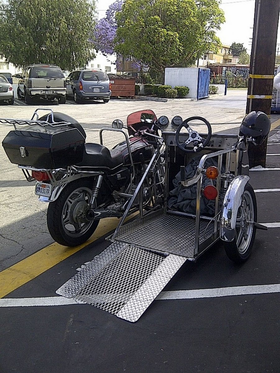 Мотоцикл с коляской сталкер стиль