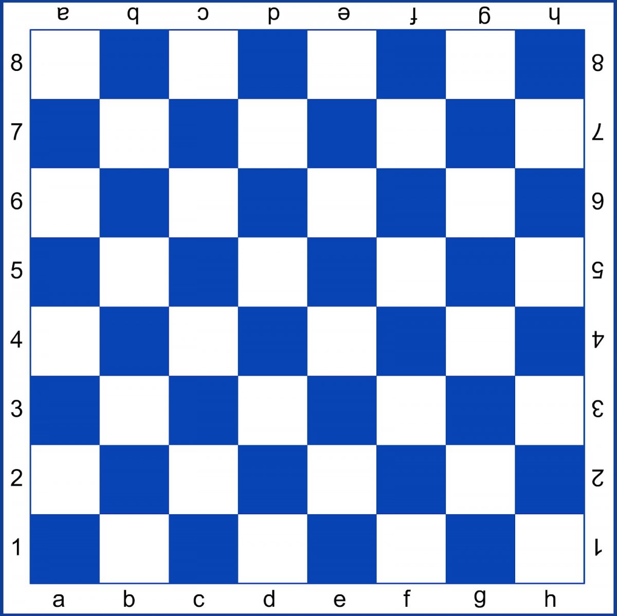 Пол в черно белую клетку