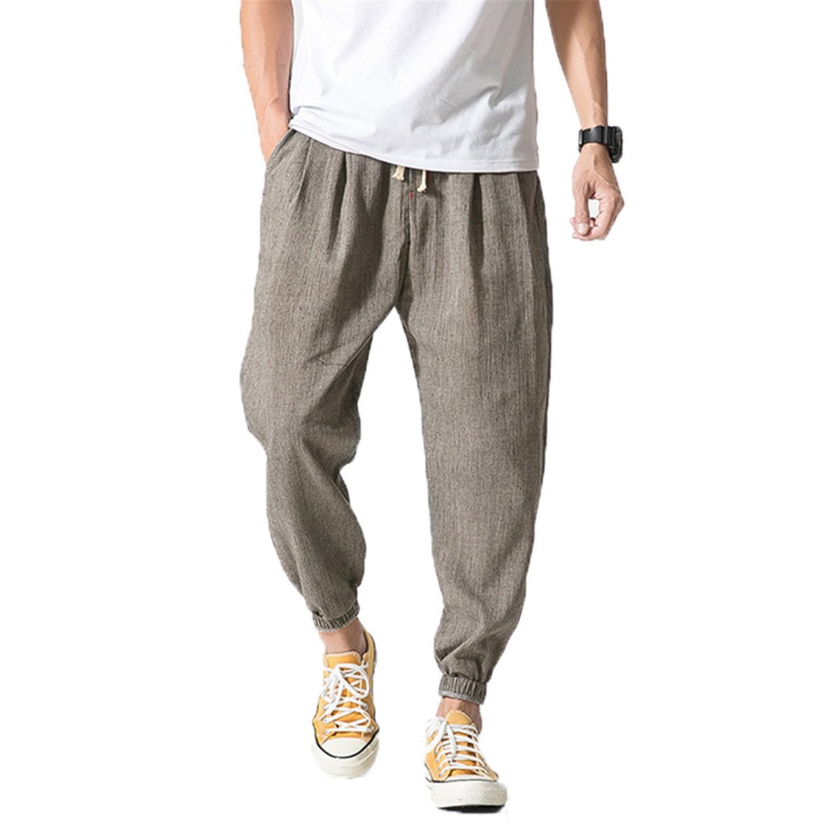 Baggy Loose Cotton Harem Pants мужские