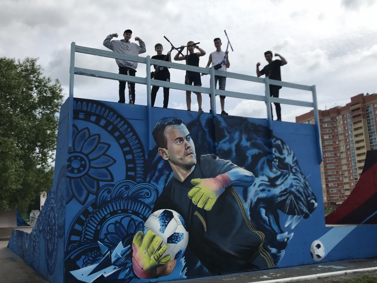 Футбольные граффити