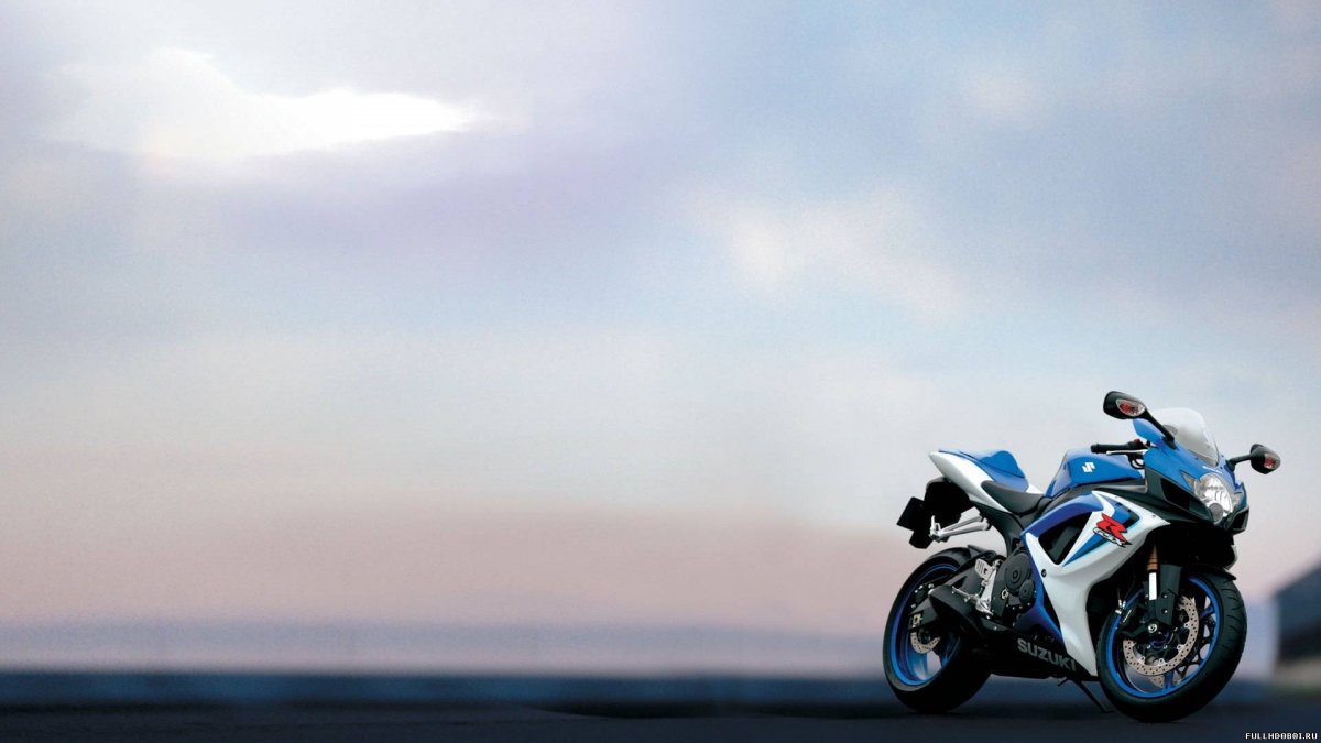 Фото мотоцикл Suzuki GSX-600 В движении