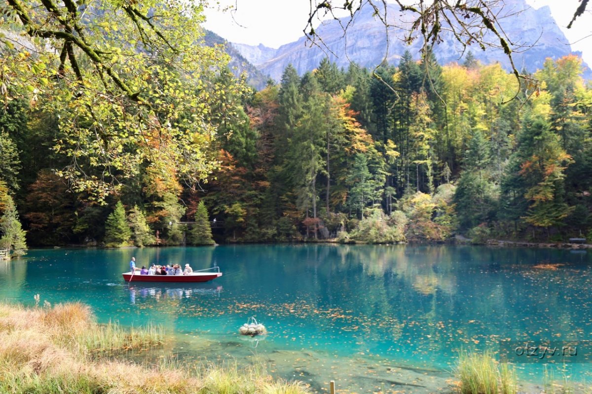 Озеро Блау Швейцария