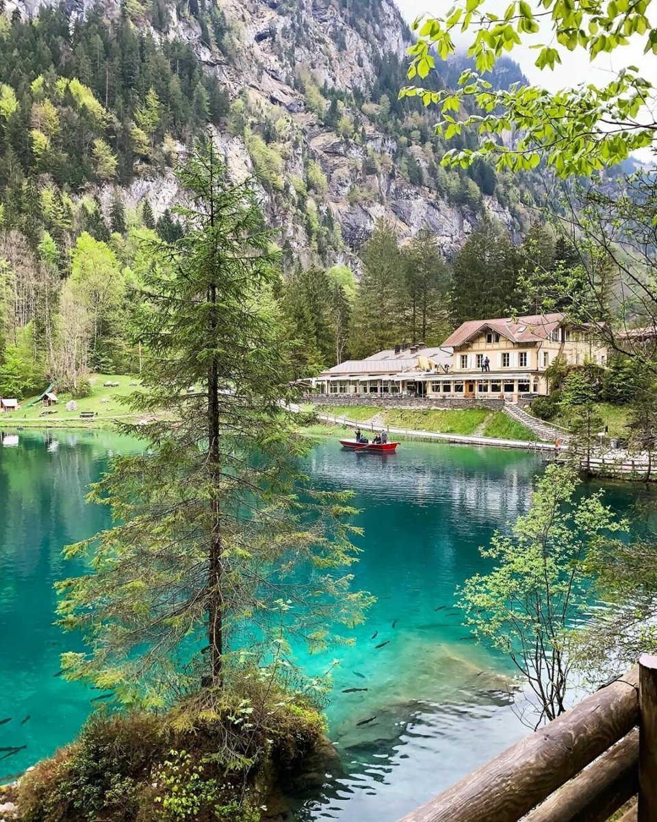 Blausee Швейцария