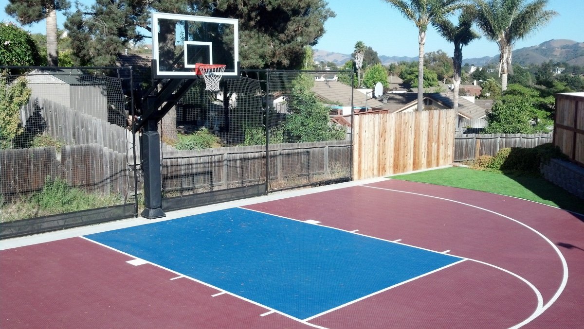 Покрытие для баскетбольной площадки на даче