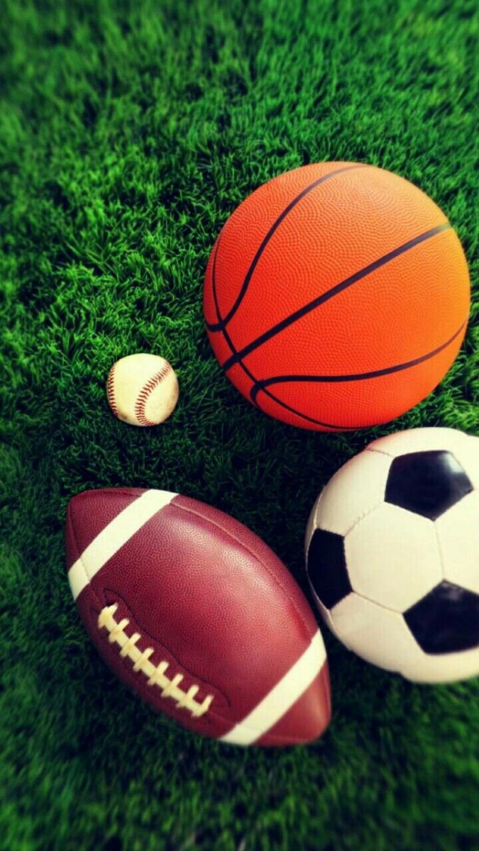 Футбольный и баскетбольный мяч