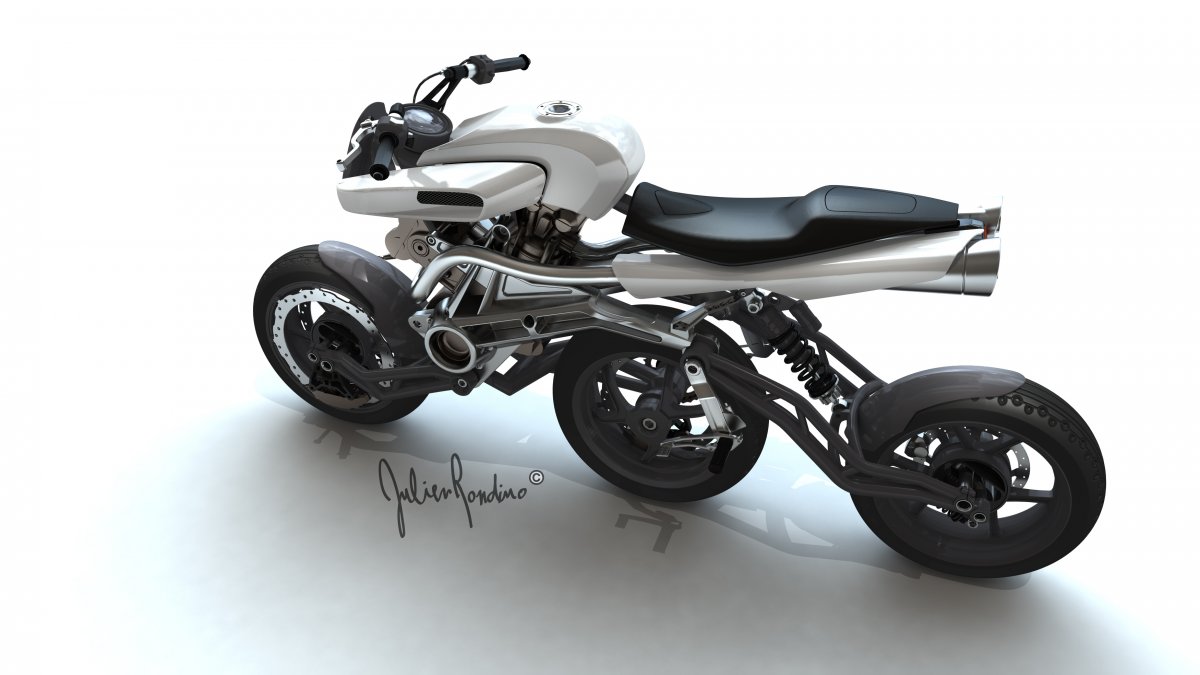 Мотоцикл з колесный