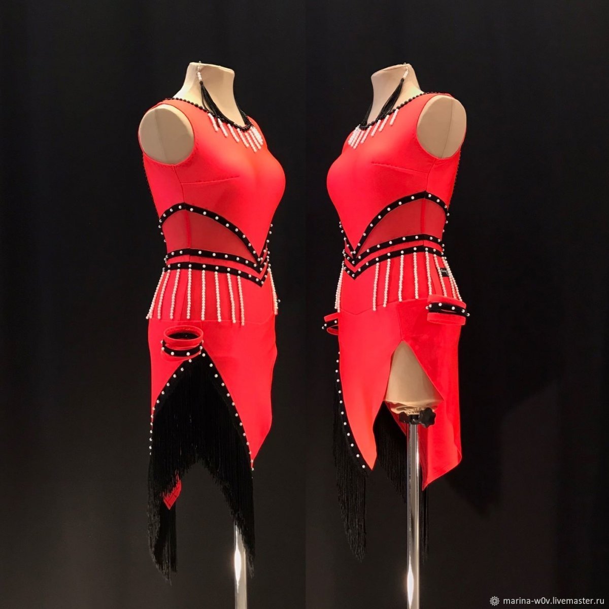 Платье для латинских танцев