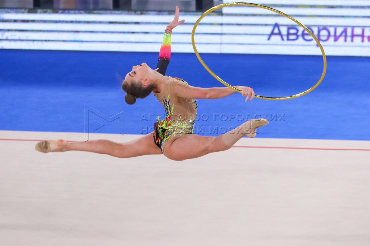 Соревнования по художественной гимнастике во Дворце Ирины Винер