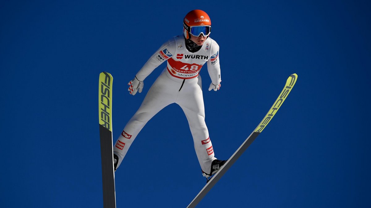 Прыжки с трамплина на лыжах Максима Колобова