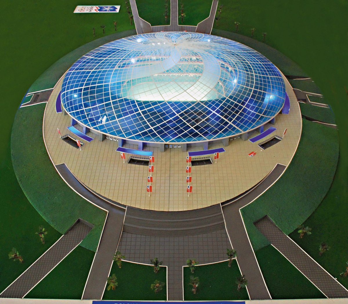 Стадион Лужники вид сверху