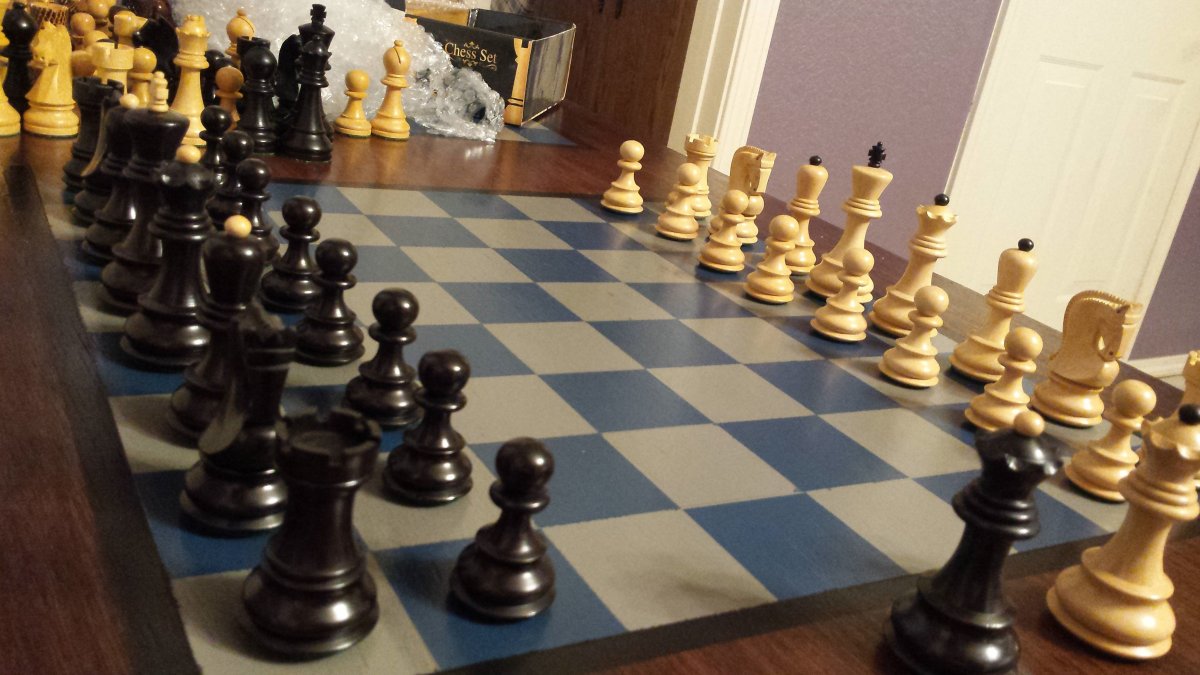 3д обои шахматы
