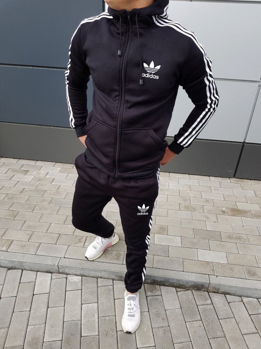 Adidas спортивка черный мужской