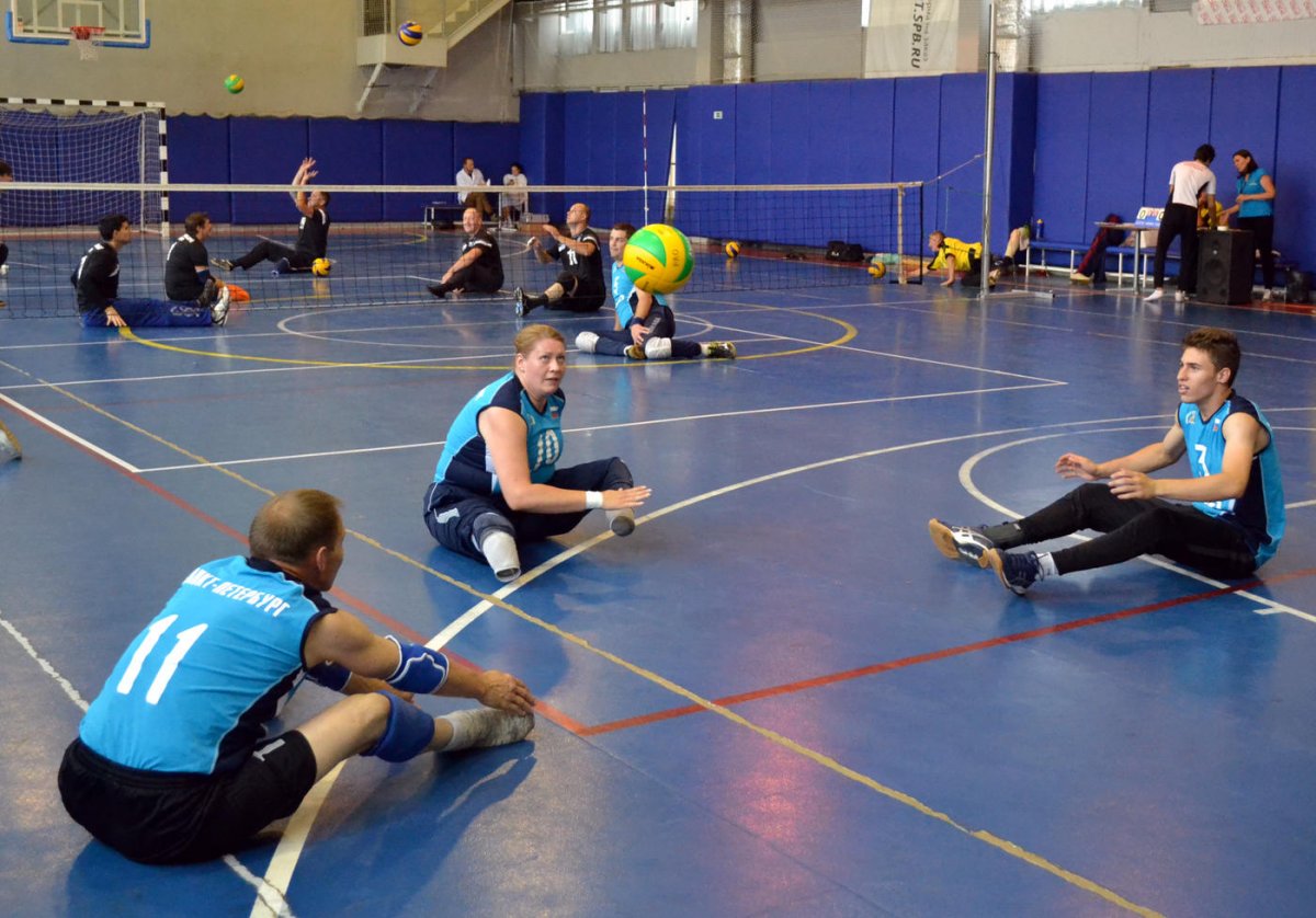 Volleyball and sitting Volleyball