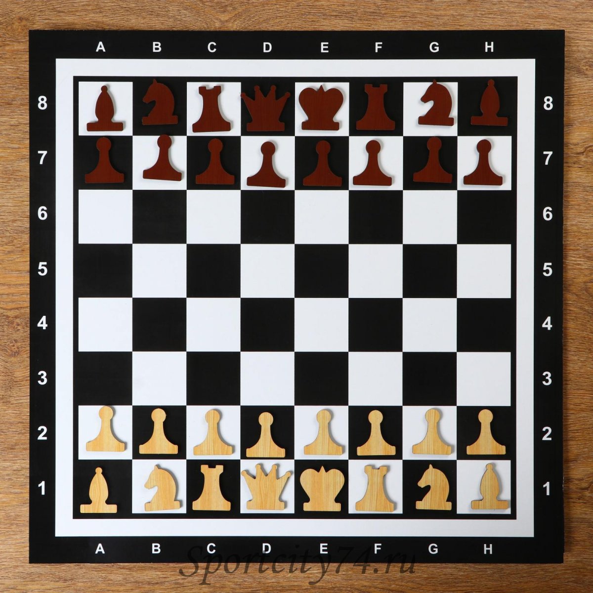 Доска шахматная демонстрационная магнитная 73х73